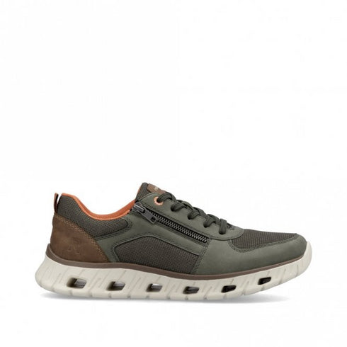 Rieker Zip & Lace Shoes for Men 04301